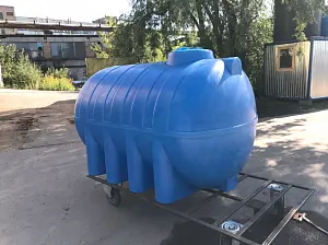 Пластиковая емкость горизонтальная G-2500 (Синий) 3